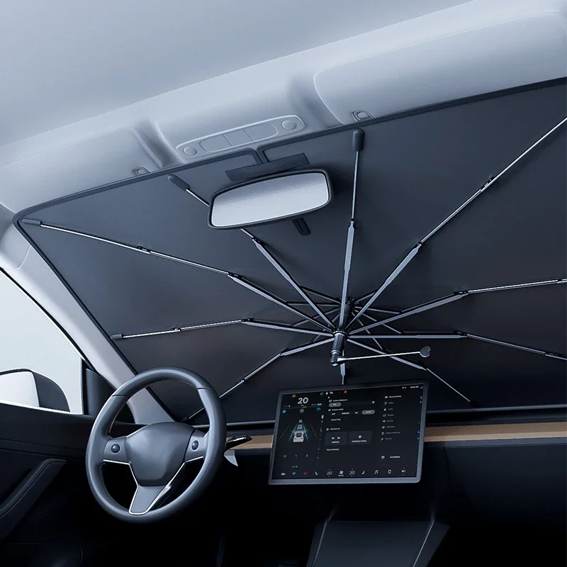 Windshield Sun Shade - Car Umbrella Windshield Sunshade Foldable Sun