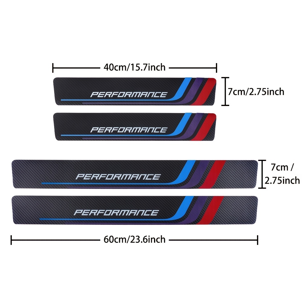 4pcs Carbon Fiber Sill Plate S - Car Accessories Quotes ulasan dan harga
