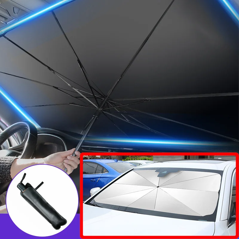 Foldable Car Sun Shade Protect - Windshield Sun Shade ulasan dan harga