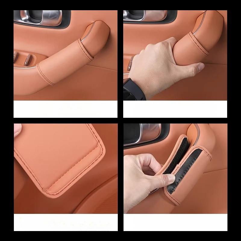 Leather Protector Sleeve for 2 - Car Door Handle Protector ulasan dan harga