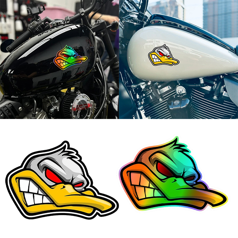 1PC Funny Cartoon Angry Duck H - Car Accessories Quotes ulasan dan harga