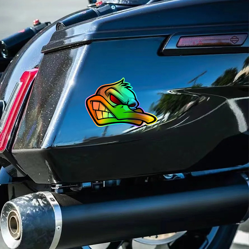 1PC Funny Cartoon Angry Duck H - Car Accessories Quotes ulasan dan harga