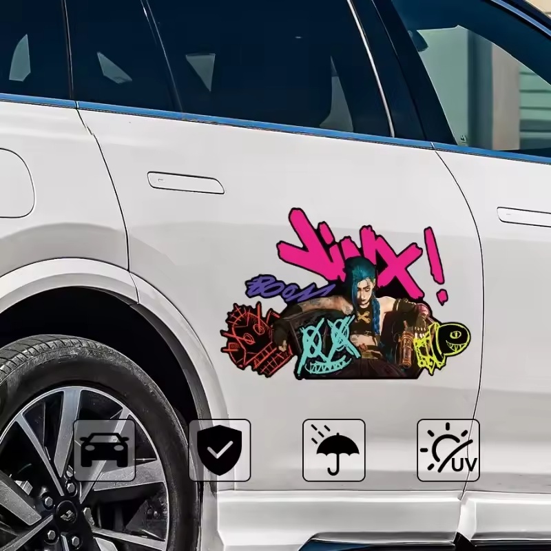 Arcane Jinx Graffiti Reflectiv - Car Accessories Quotes ulasan dan harga