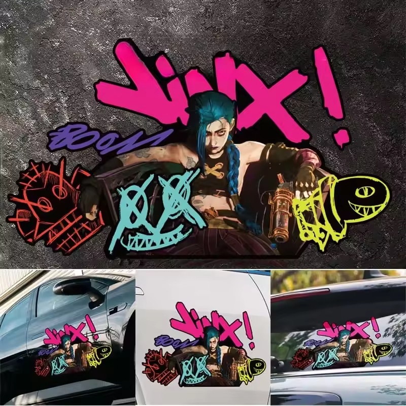 Arcane Jinx Graffiti Reflectiv - Car Accessories Quotes ulasan dan harga