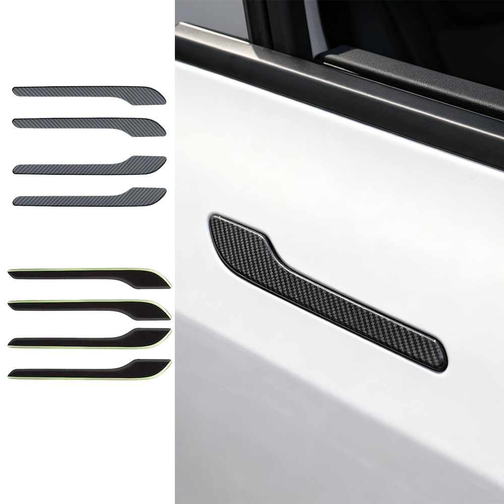 Carbon Fiber Car Door Handle W - Car Door Handle Protector ulasan dan harga