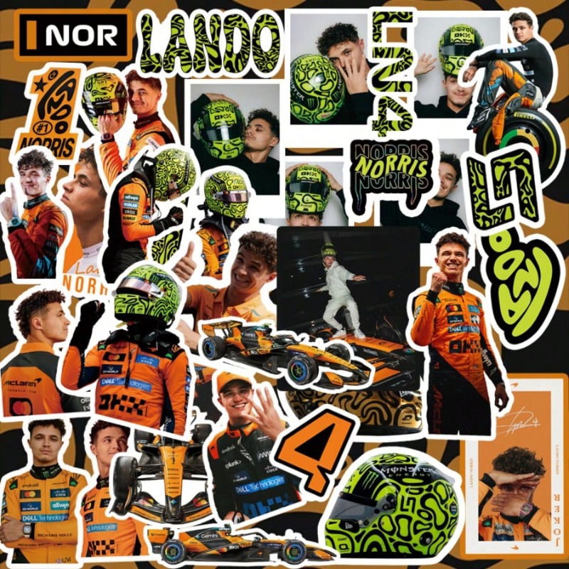 59PCS Lando Norris racing-them - Car Accessories Quotes ulasan dan harga
