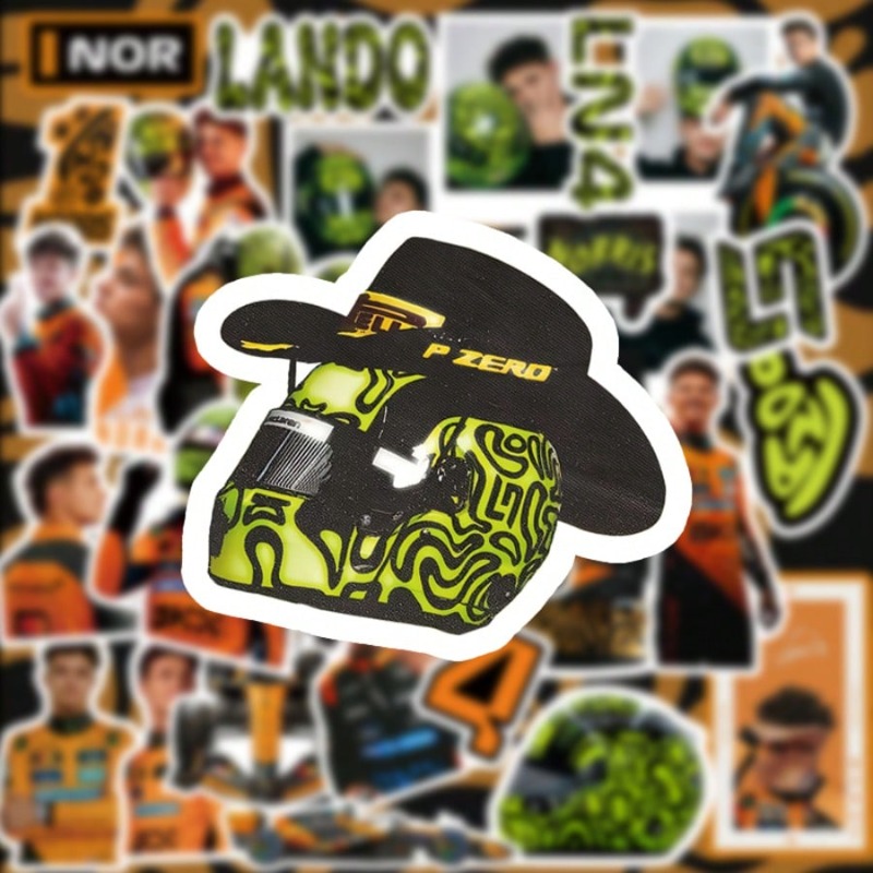 59PCS Lando Norris racing-them - Car Accessories Quotes ulasan dan harga