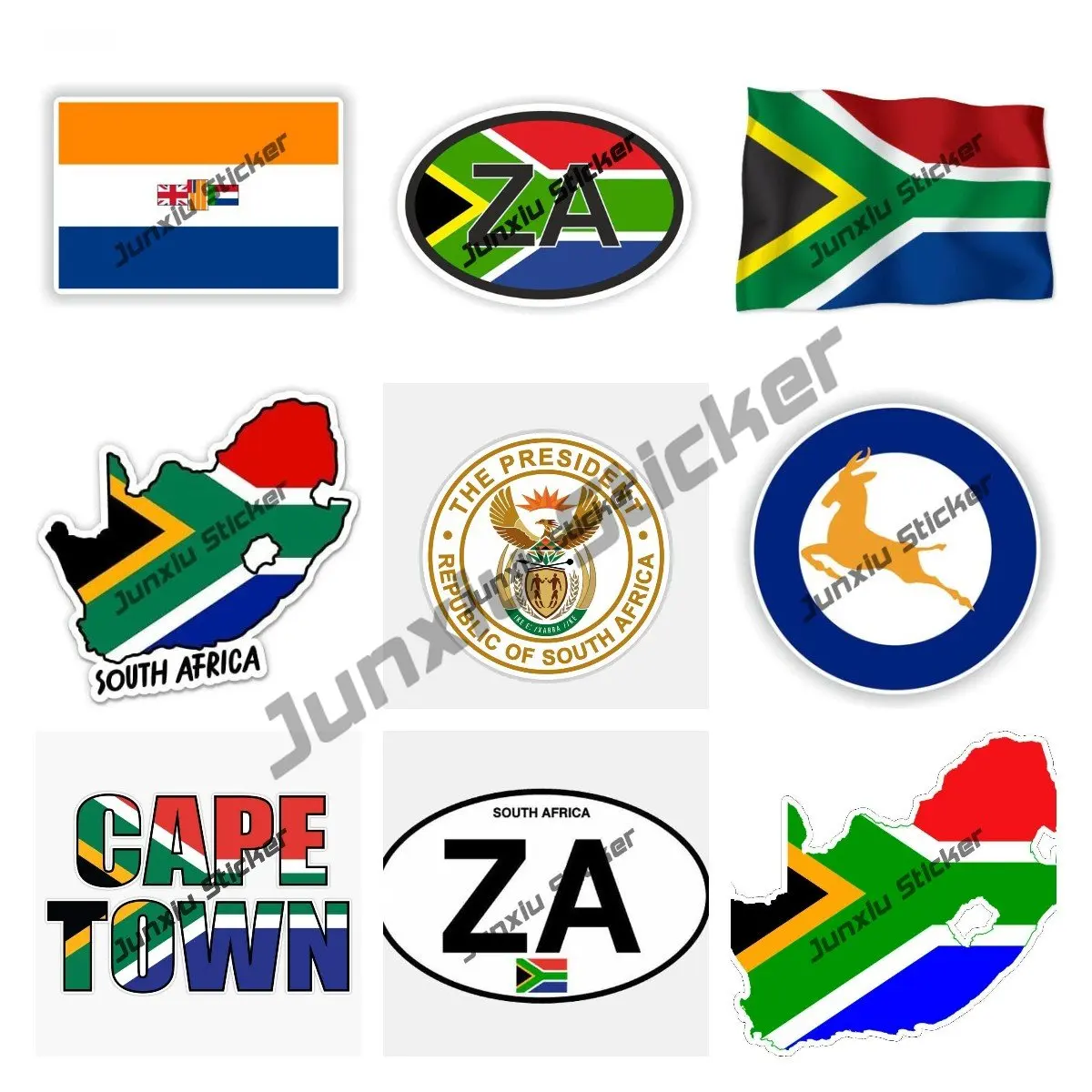 South Africa Map with Flag Vin - Car Accessories Cape Town ulasan dan harga