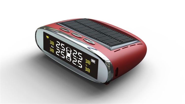 Solar Powered Wireless Digital - Tire Pressure Monitor ulasan dan harga