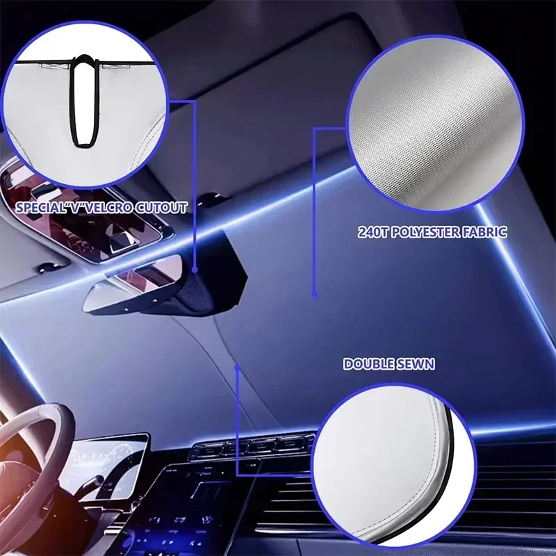 Car Front Window Sunshade UV P - Windshield Sun Shade ulasan dan harga